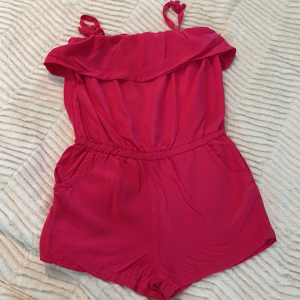 Hot Pink Romper - Picture 2 of 2